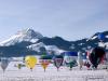 Ballons sous la neige